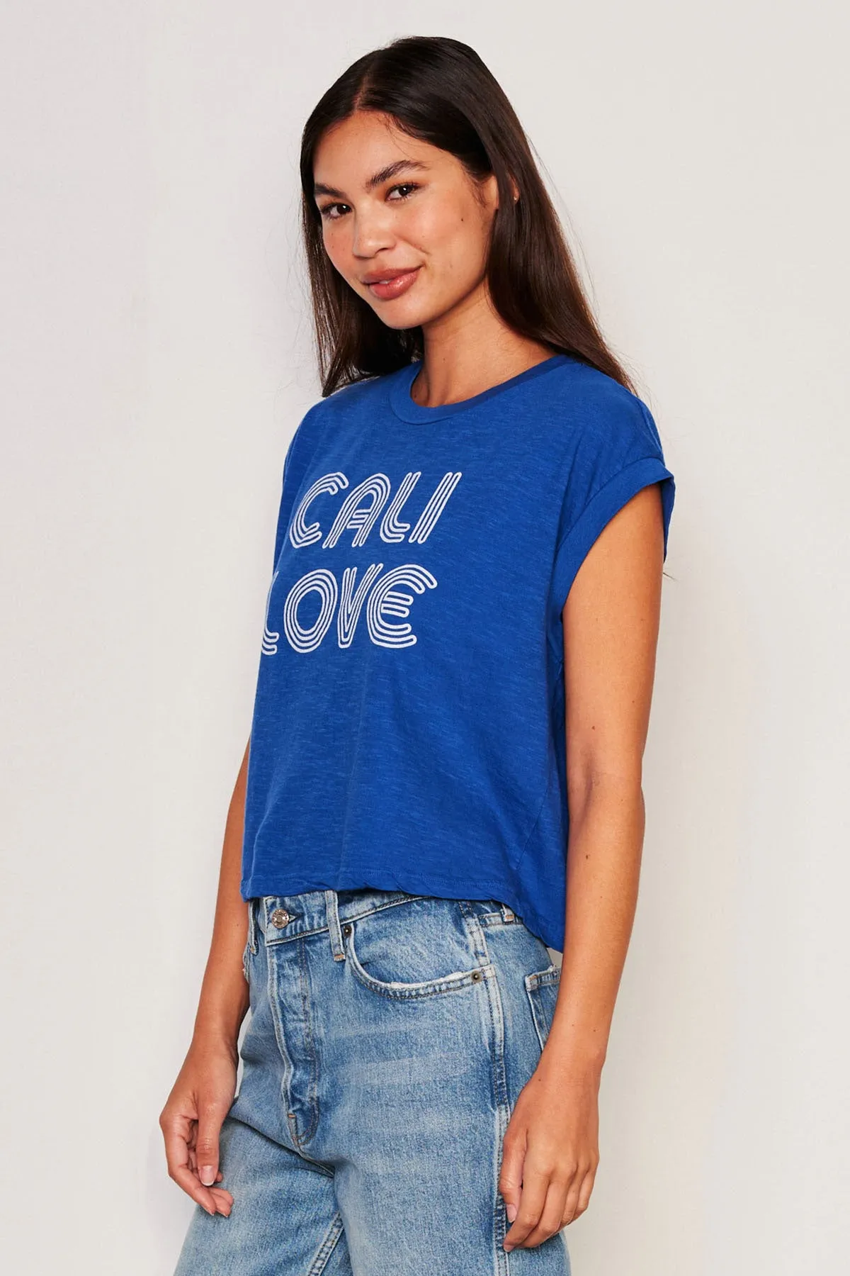 Sundry Cali Love Muscle Tank in Symphony sold by Bailey 44 product image thumbnail 2