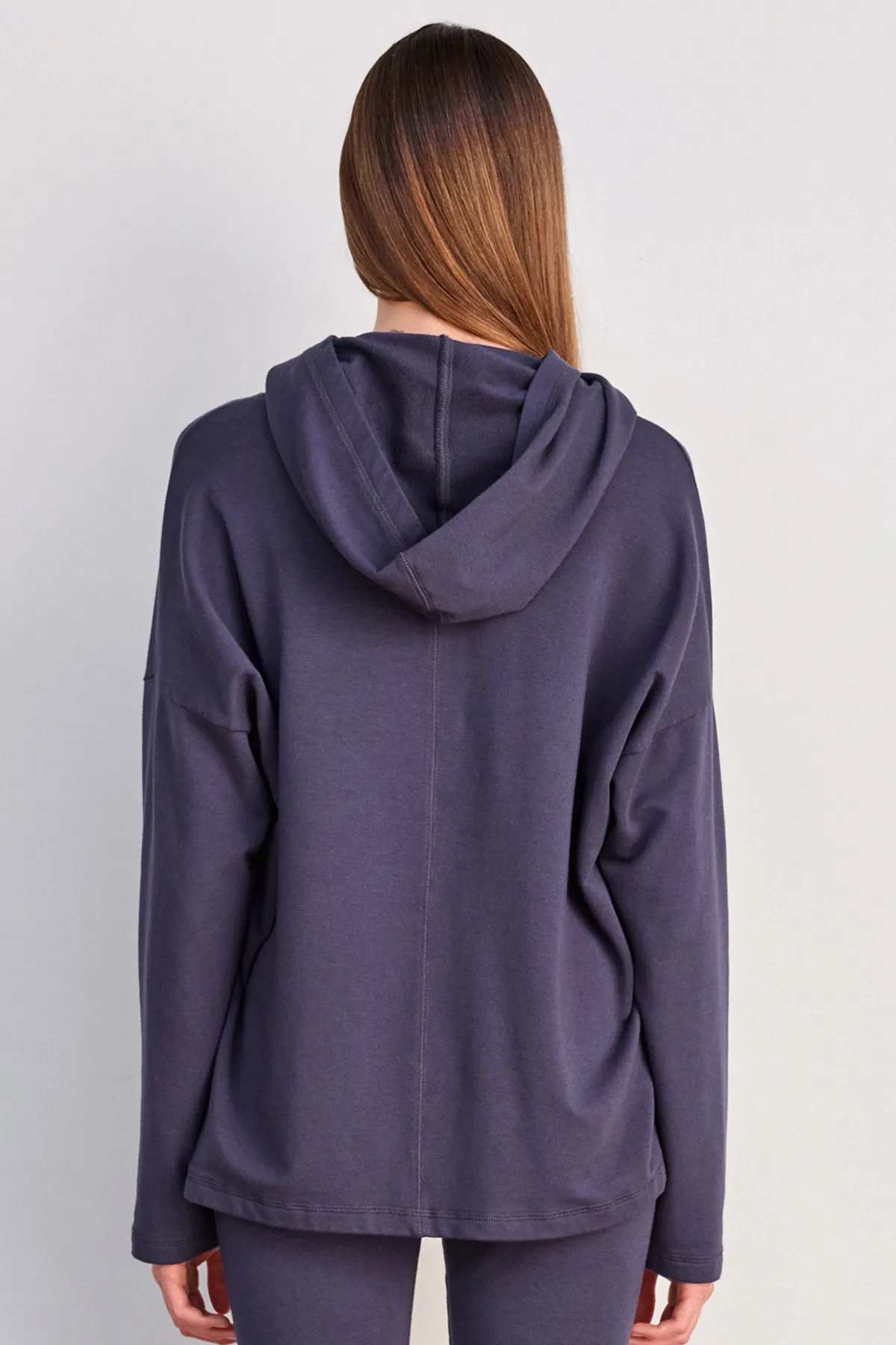 Sundry Weekend Gym Hoodie in Navy sold by Bailey 44 product image thumbnail 4