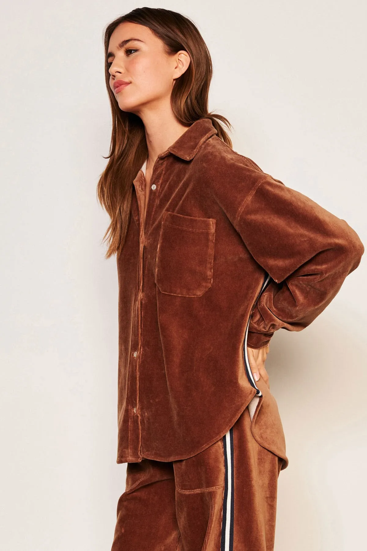 Sundry Classic Shirt in Taupe sold by Bailey 44 product image thumbnail 3