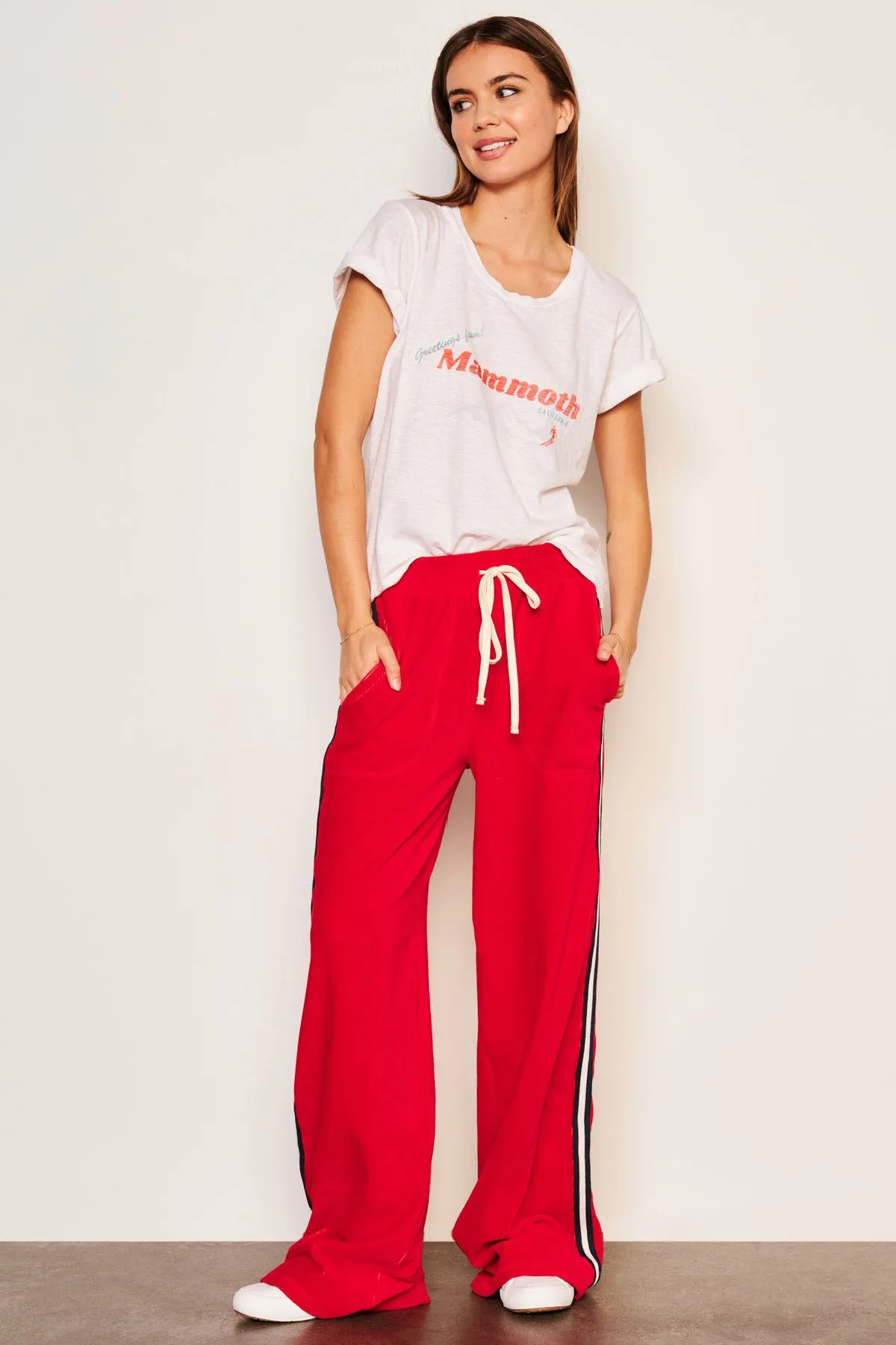 Sundry Relaxed Wide Leg Pant in Flare Red sold by Bailey 44 product image thumbnail 2