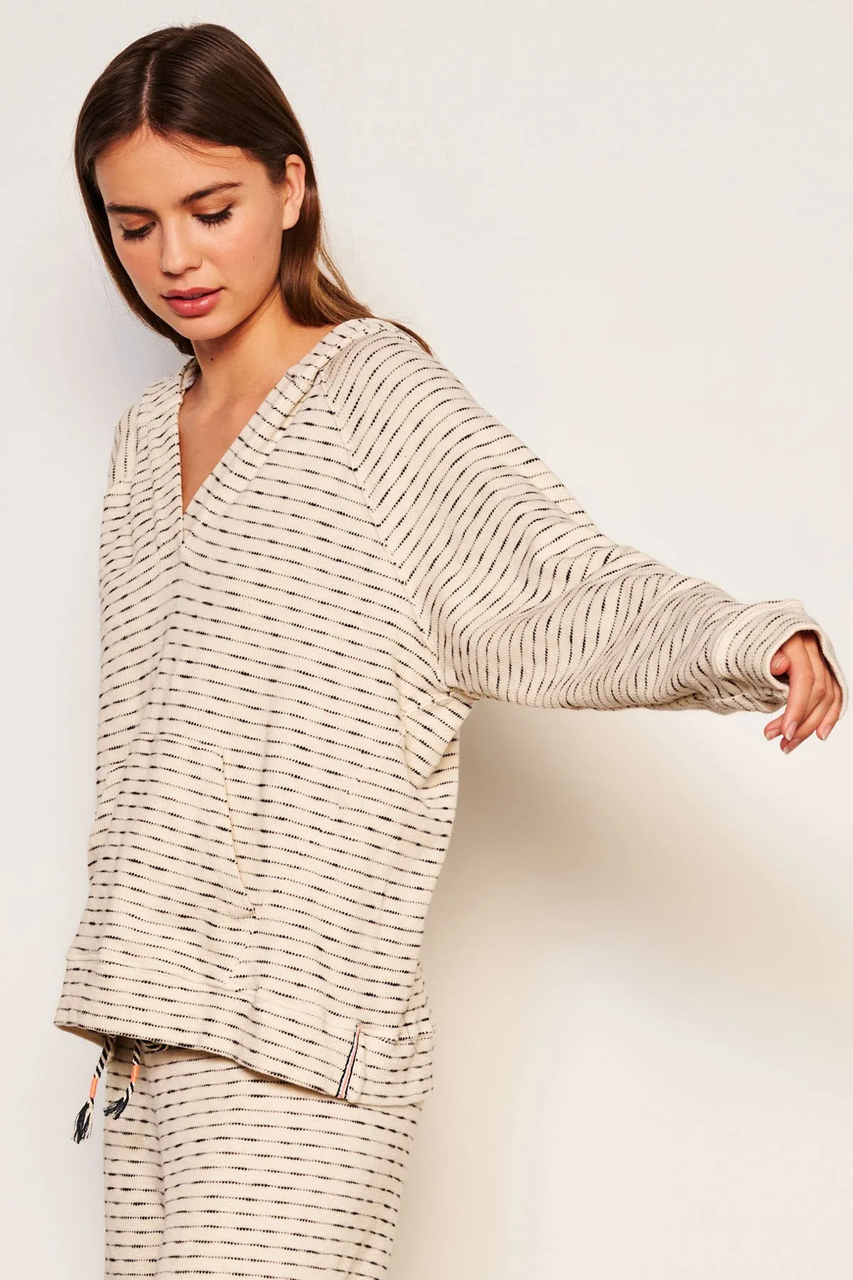 Sundry Pullover Hoodie in Oyster sold by Bailey 44 product image thumbnail 3