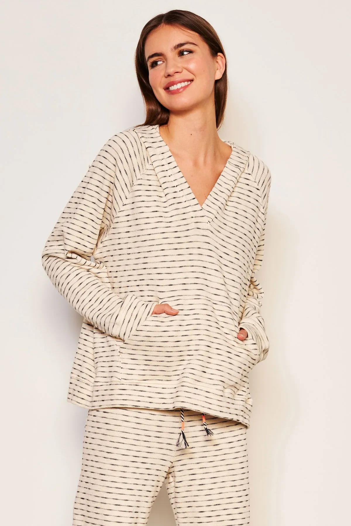 Sundry Pullover Hoodie in Oyster sold by Bailey 44