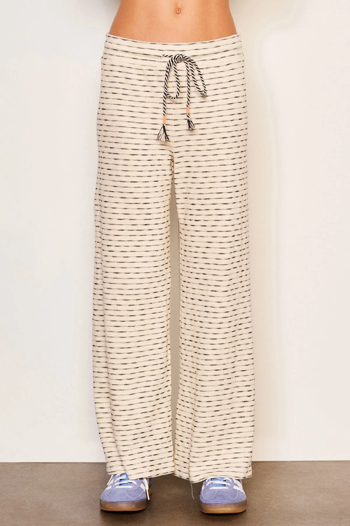 Sundry Lounge Wide Leg Pant in Oyster sold by Bailey 44