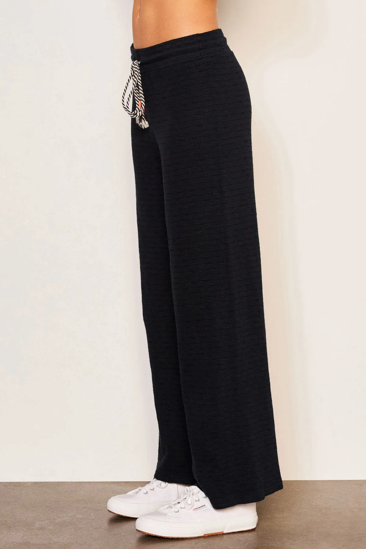 Sundry Lounge Wide Leg Pant in Deep Navy sold by Bailey 44 product image thumbnail 3
