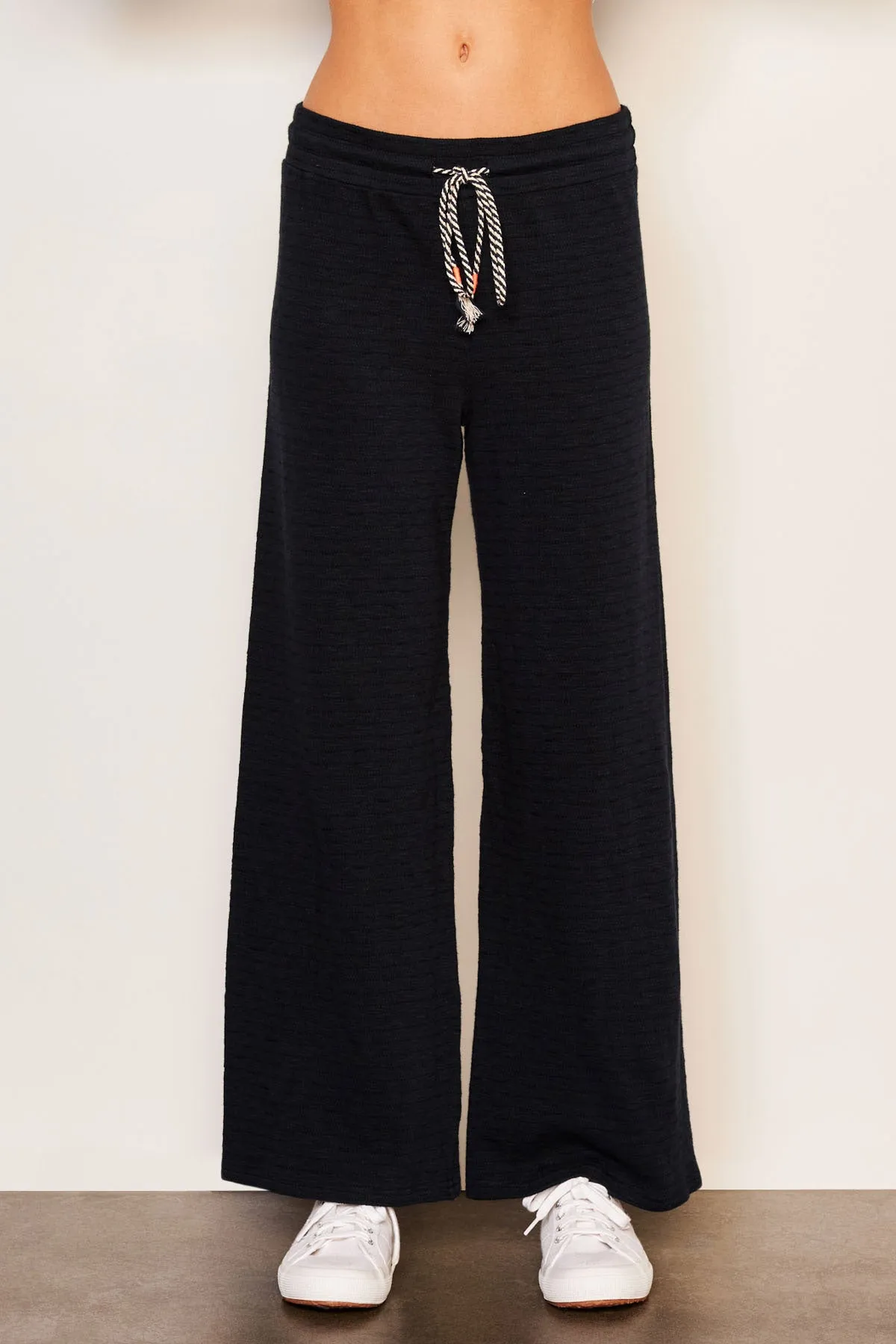 Sundry Lounge Wide Leg Pant in Deep Navy sold by Bailey 44