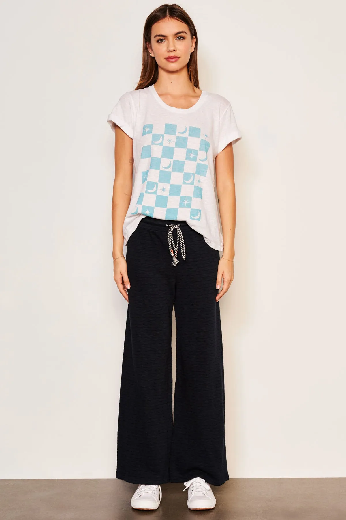 Sundry Lounge Wide Leg Pant in Deep Navy sold by Bailey 44 product image thumbnail 2