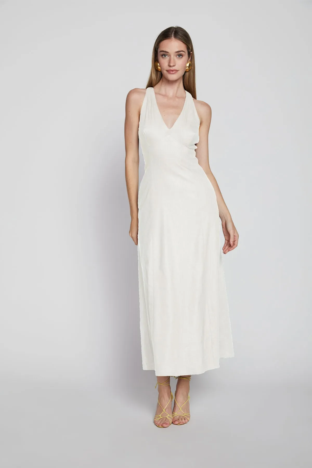 Bailey 44 Lilleth Linen Dress in Creme sold by Bailey 44