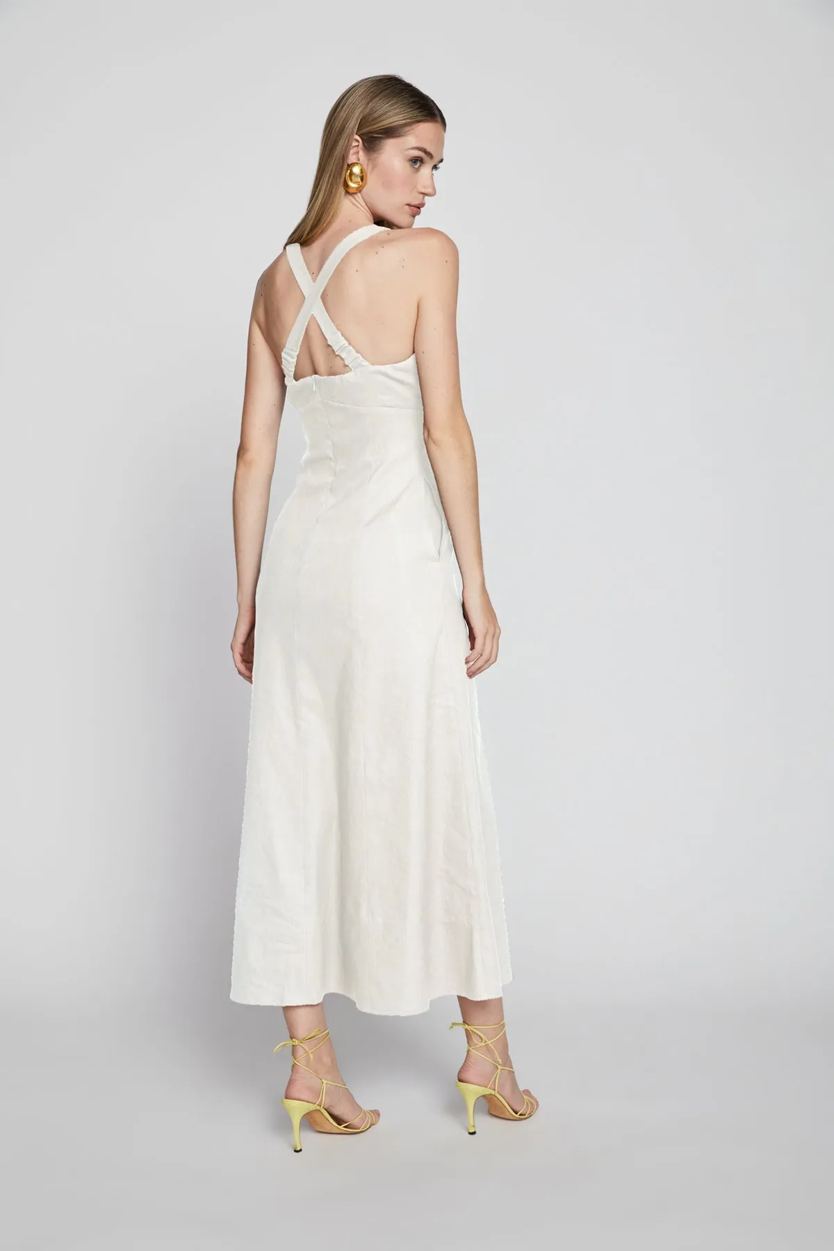 Bailey 44 Lilleth Linen Dress in Creme sold by Bailey 44 product image thumbnail 3