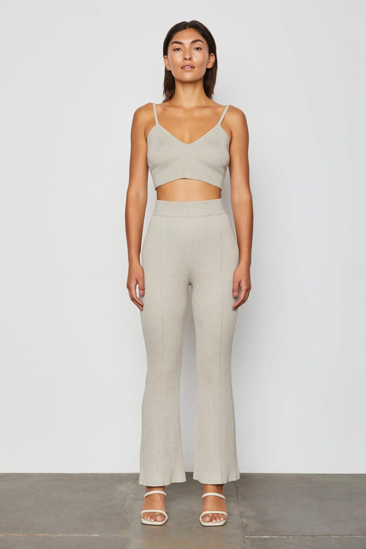 Arlette Knitwear Pant in Linen sold by Bailey 44