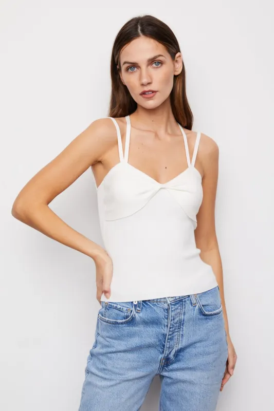 Marisol Cami in Crème sold by Bailey 44