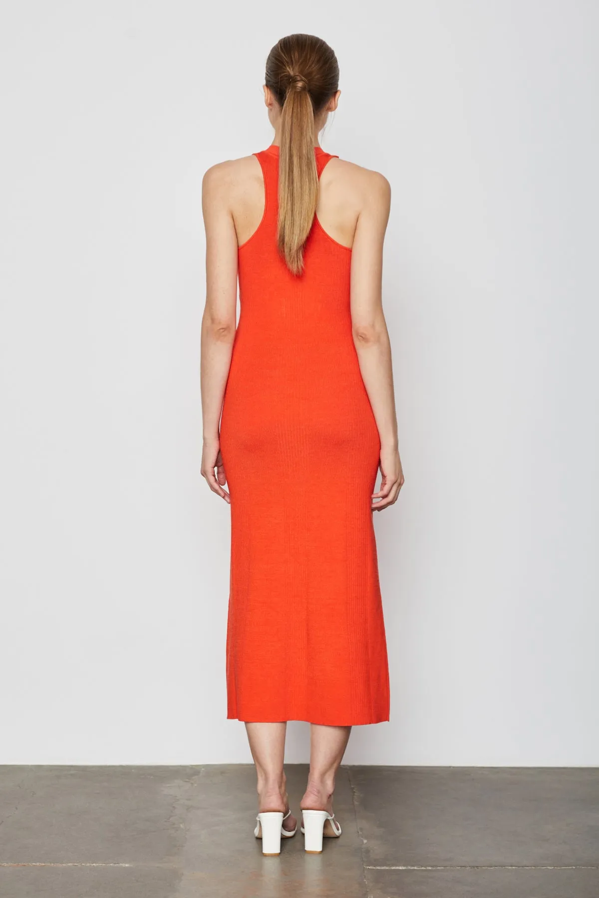 Bailey 44 Kim Sweater Maxi Dress in Orange Punch sold by Bailey 44 product image thumbnail 5