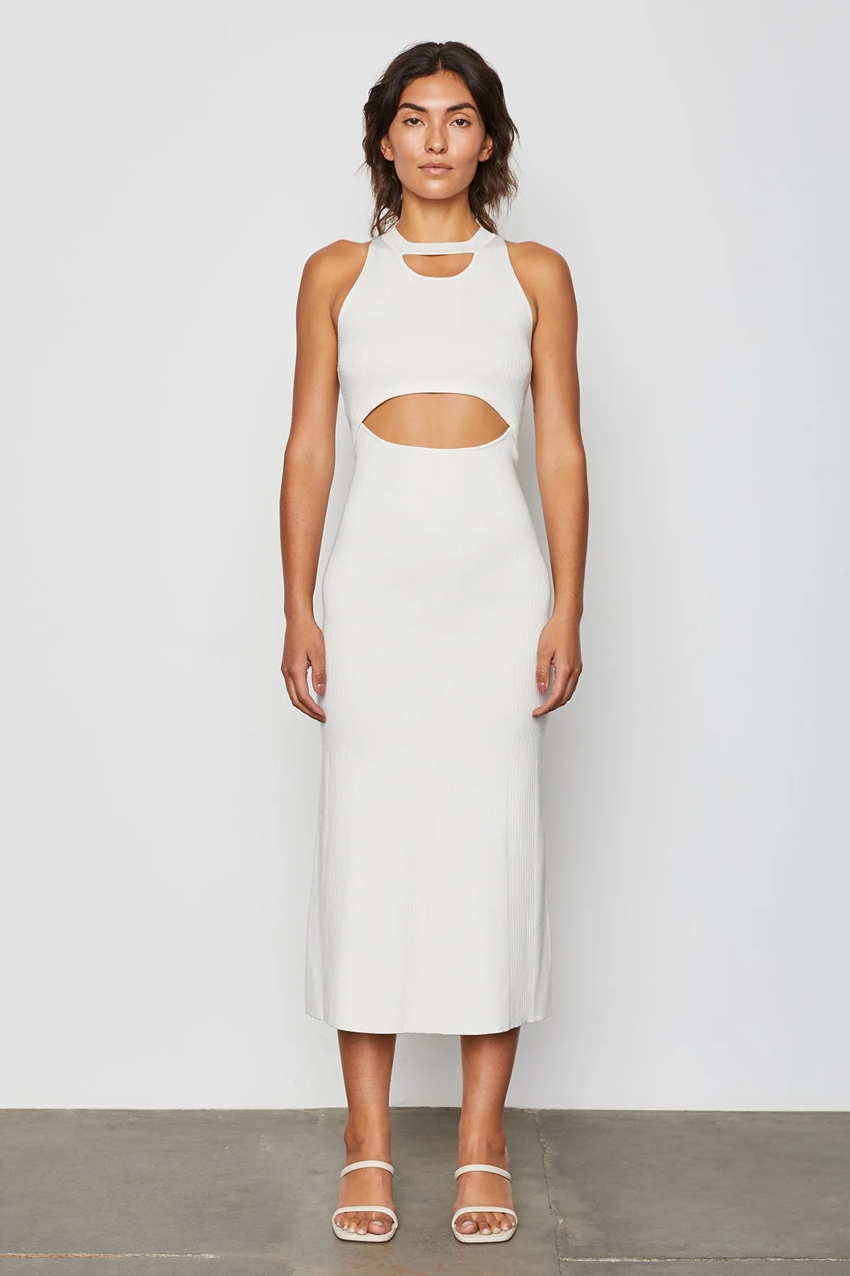 Bailey 44 Kim Knitwear Sweater Dress in Crème sold by Bailey 44