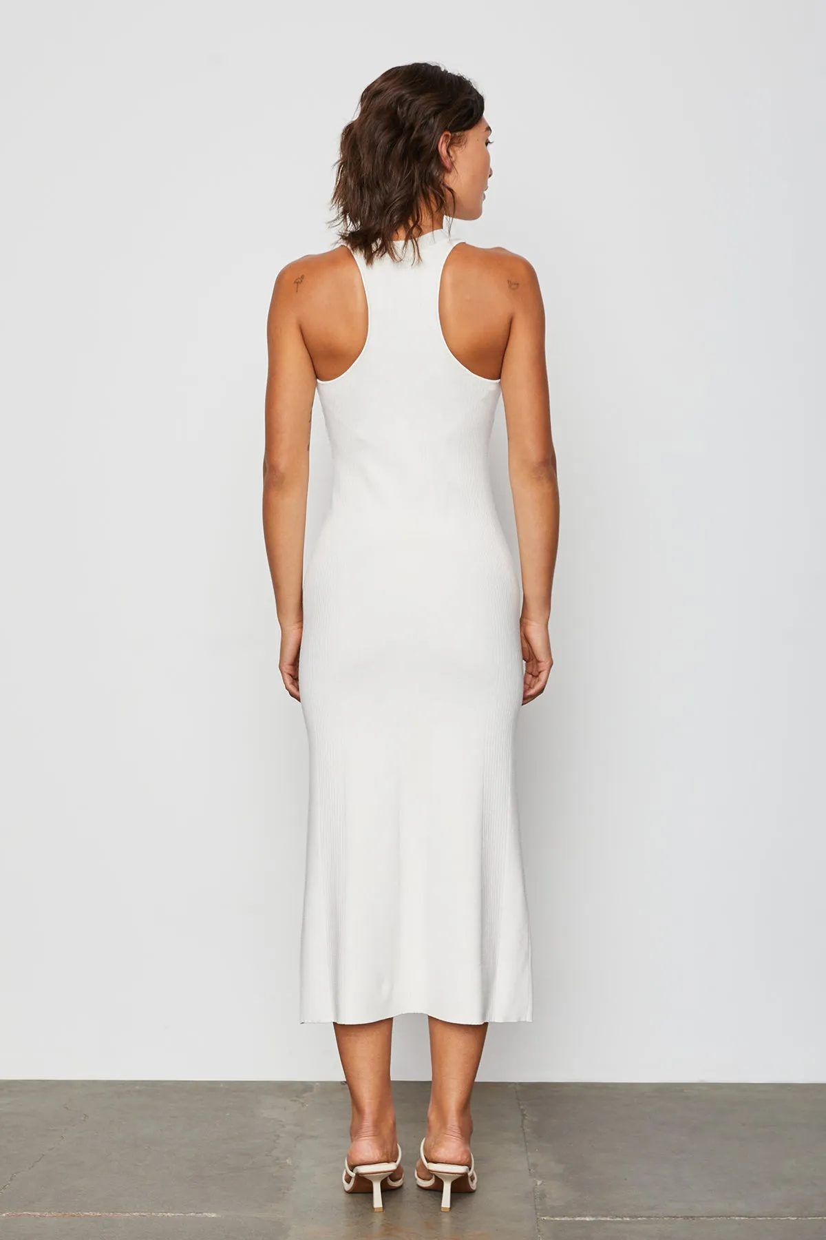 Bailey 44 Kim Knitwear Sweater Dress in Crème sold by Bailey 44 product image thumbnail 5