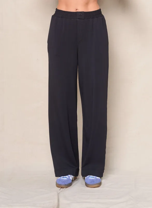 Softest Fleece Trouser in Black sold by Bailey 44