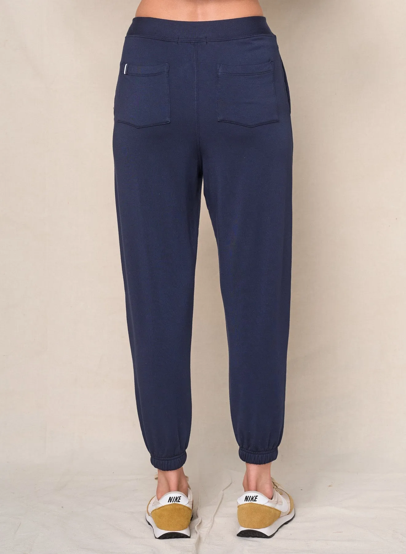 Softest Fleece Sweatpants With Pockets in New Navy sold by Bailey 44 product image thumbnail 3
