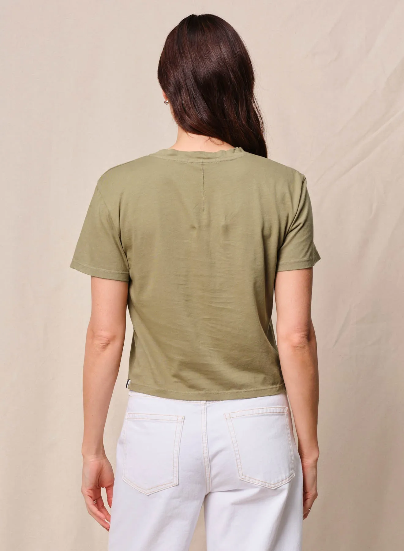 Cloud Jersey Short Sleeve Crew in Bay Leaf sold by Bailey 44 product image thumbnail 3