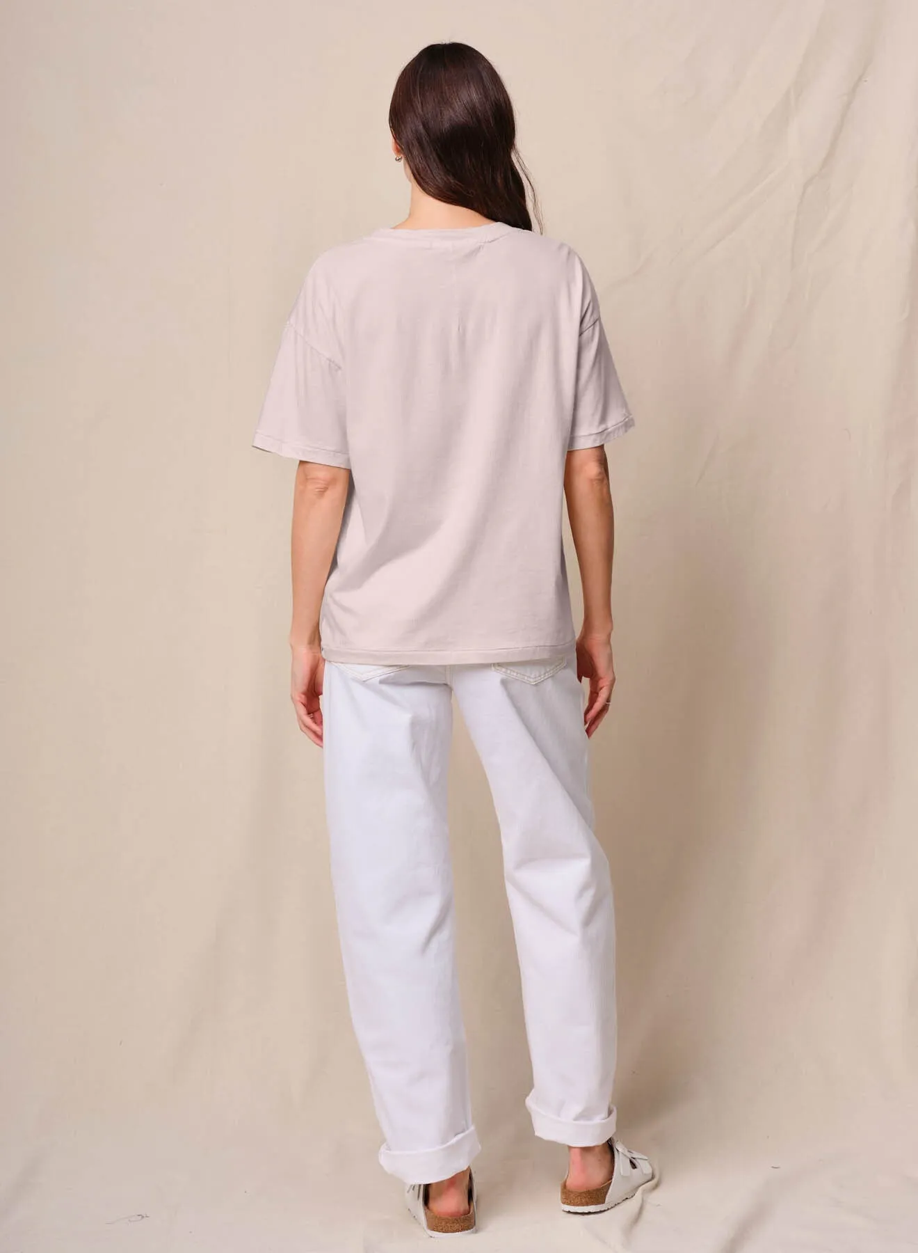 Cloud Jersey Oversized Pocket Tee in Softest Pink sold by Bailey 44 product image thumbnail 3