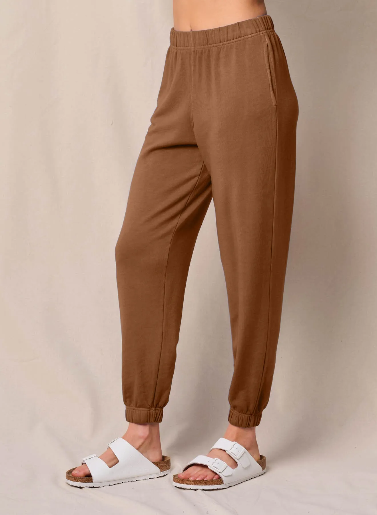 Softest Fleece Sweatpant in Almond sold by Bailey 44 product image thumbnail 2
