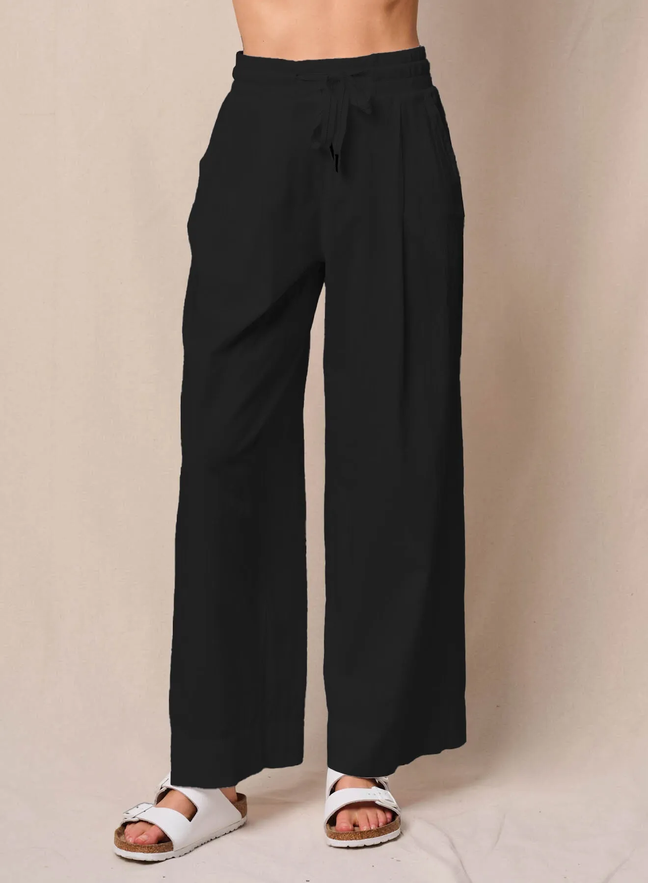 Voile Trouser in Black sold by Bailey 44