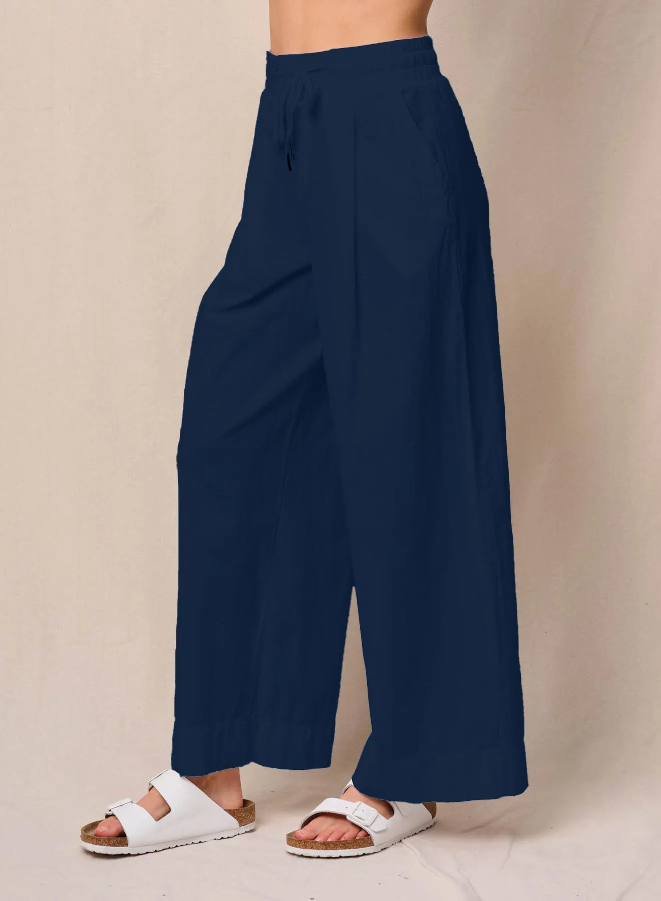 Voile Trouser in New Navy sold by Bailey 44 product image thumbnail 3