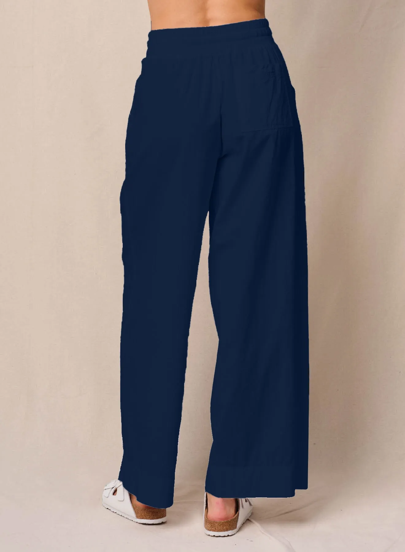 Voile Trouser in New Navy sold by Bailey 44 product image thumbnail 4