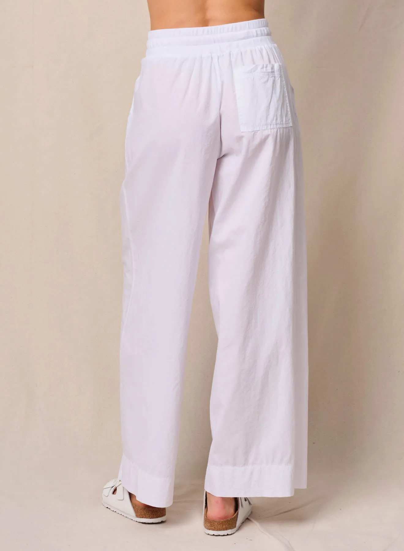 Voile Trouser in White sold by Bailey 44 product image thumbnail 5