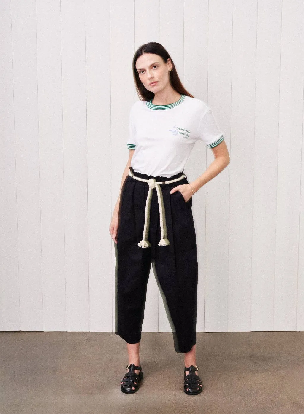 Cava Twill Paperbag Utility Pant in New Navy sold by Bailey 44 product image thumbnail 2