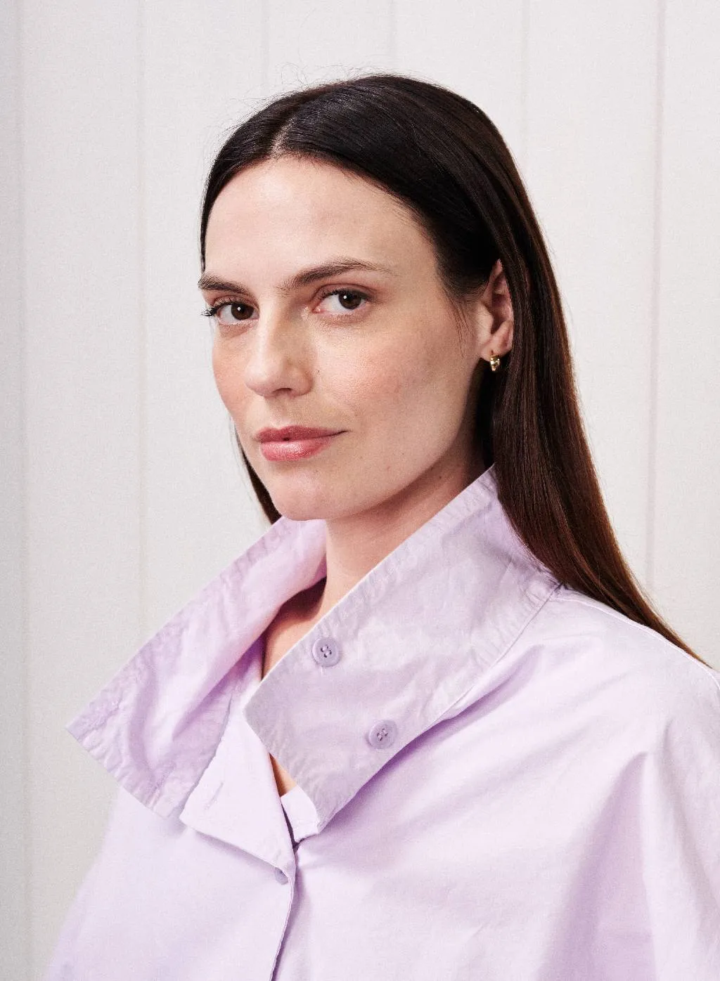 Fine Poplin Anorak in Lilac Mist sold by Bailey 44 product image thumbnail 3