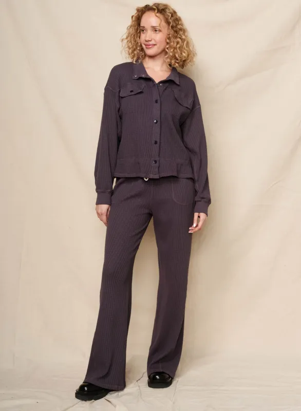 Sundry Cargo Jacket in Washed Black sold by Bailey 44