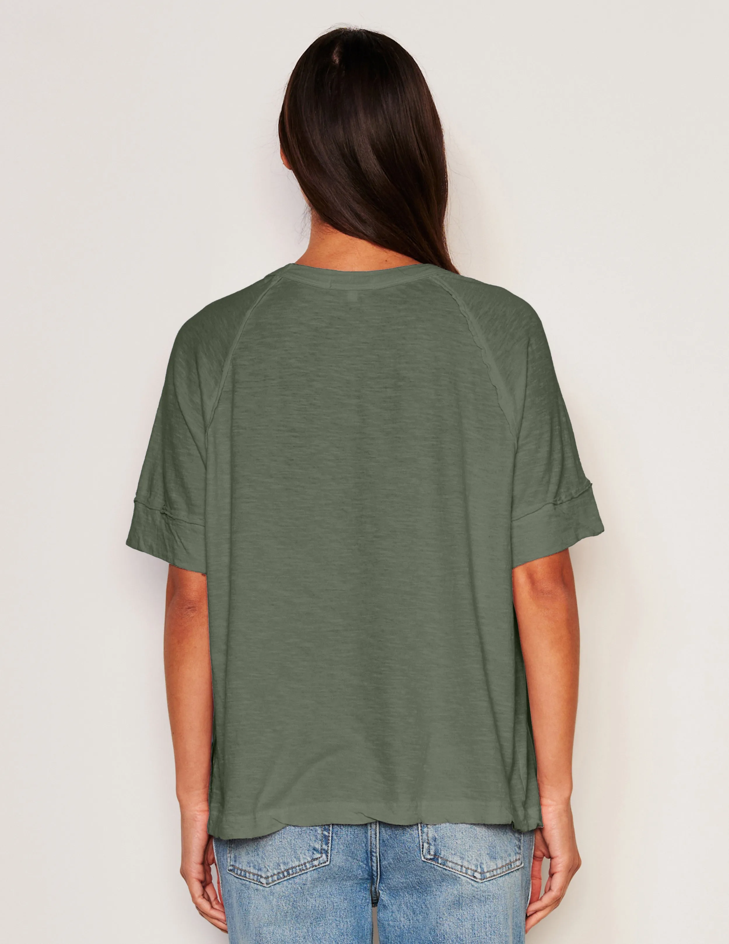 Sundry Boyfriend Tee in Signature Green sold by Bailey 44 product image thumbnail 3