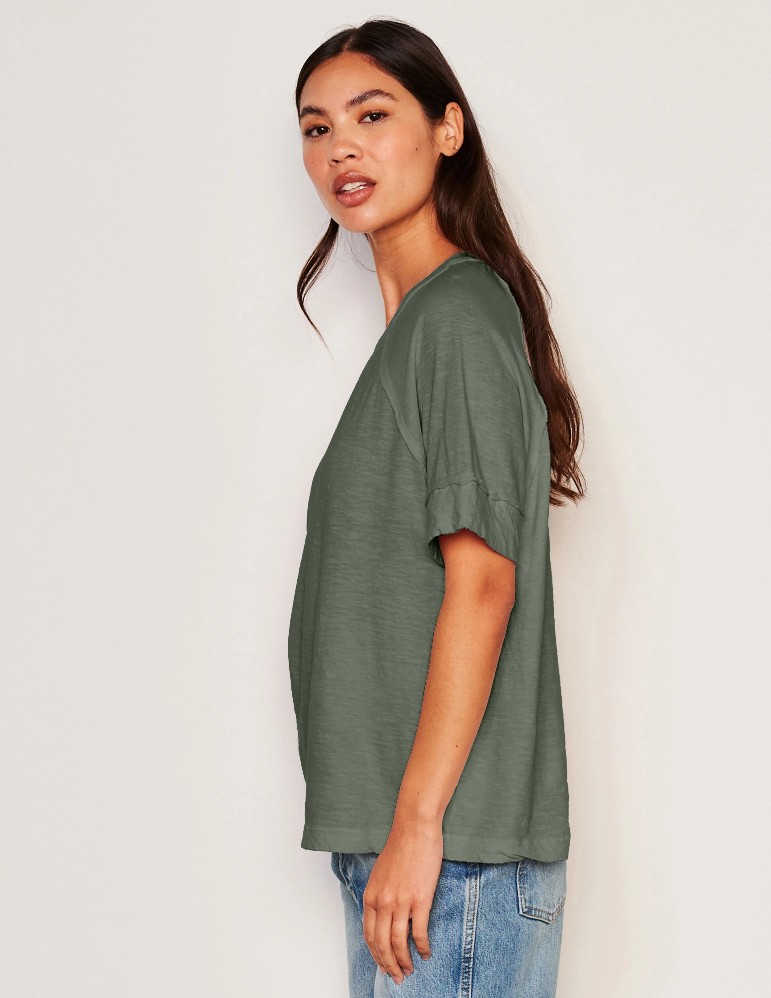 Sundry Boyfriend Tee in Signature Green sold by Bailey 44 product image thumbnail 2