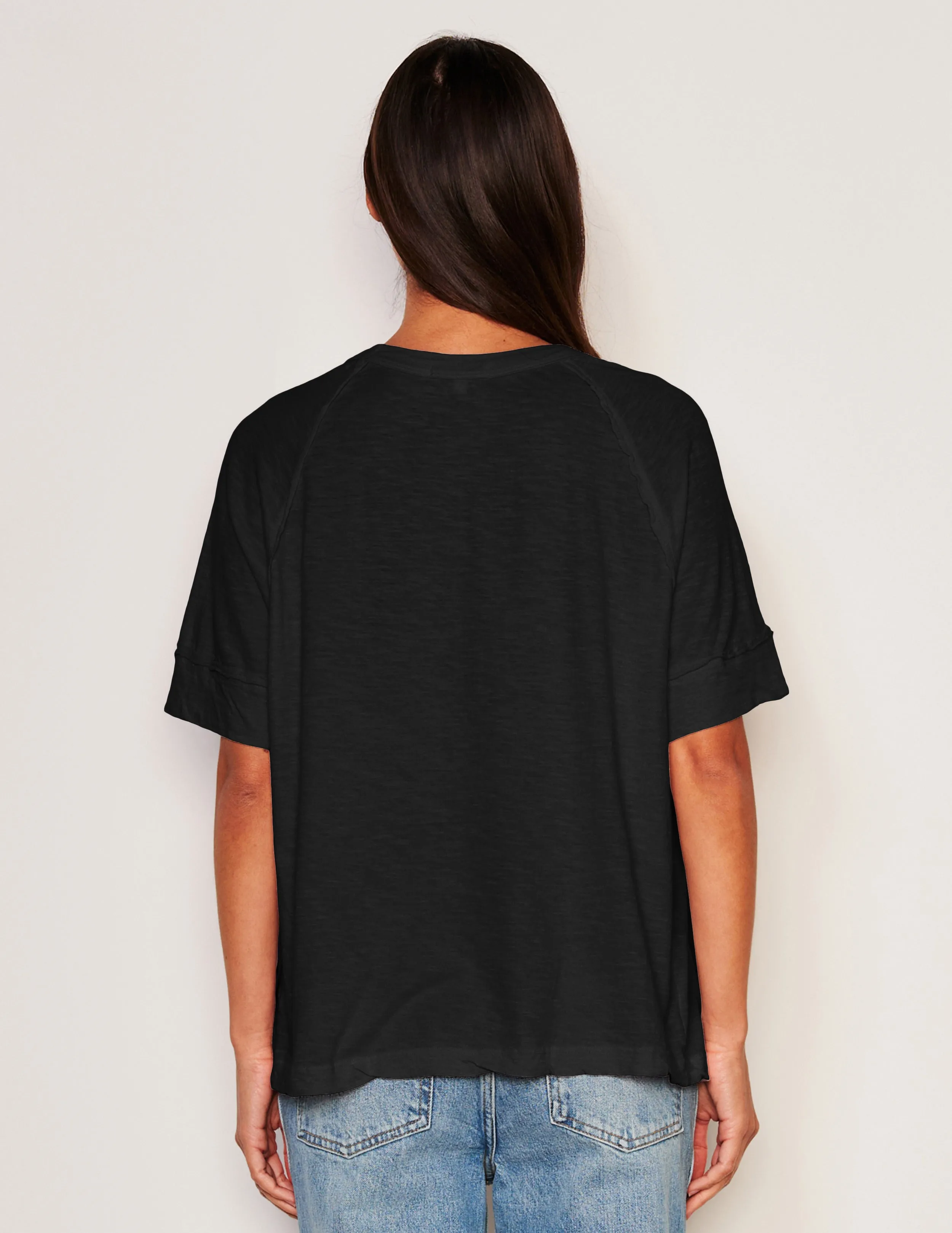 Sundry Boyfriend Tee in Black sold by Bailey 44 product image thumbnail 3