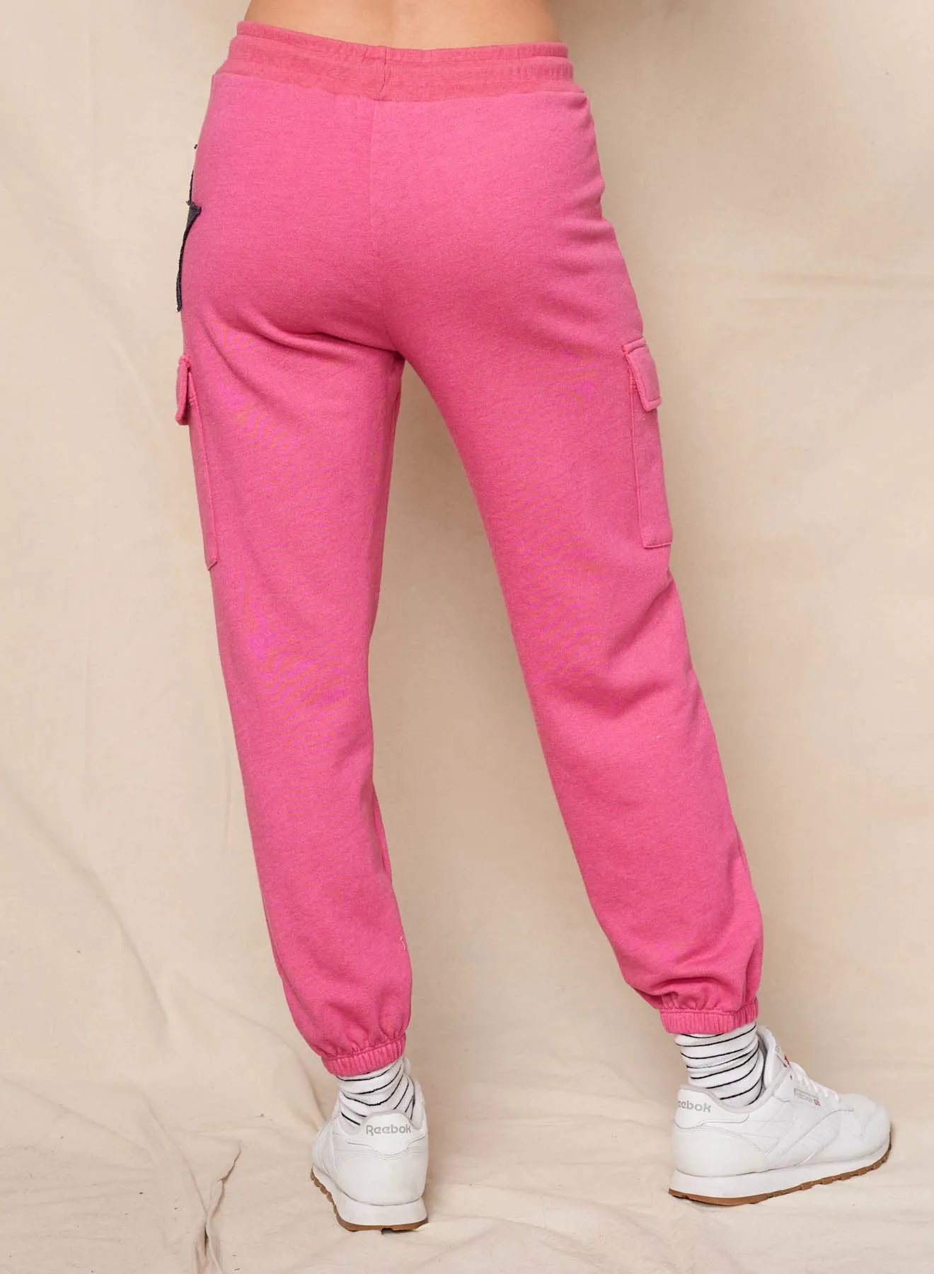 Sundry Cargo Sweatpant in Jazzy Rose sold by Bailey 44 product image thumbnail 3