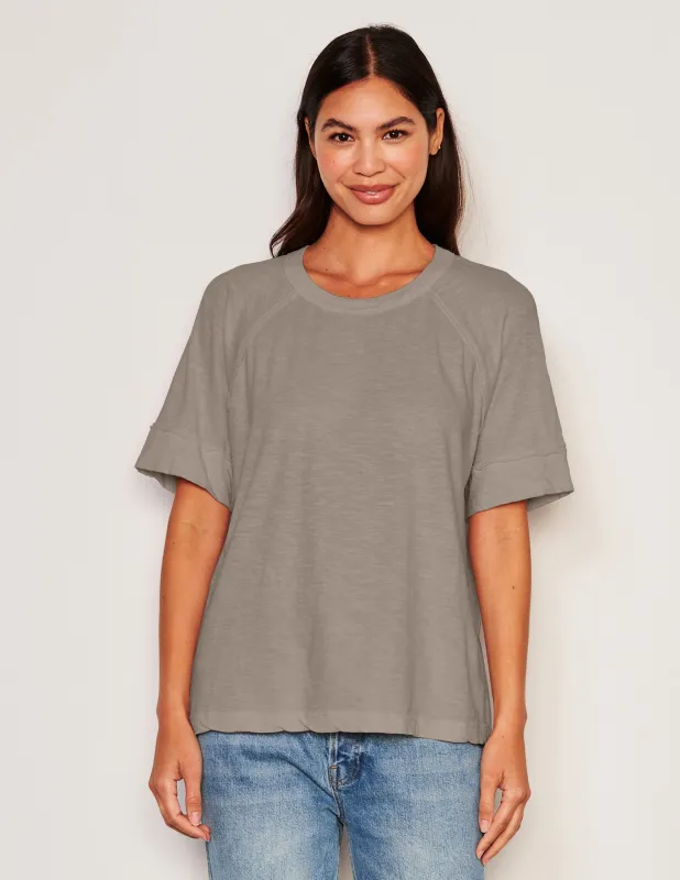 Sundry Boyfriend Tee in Fern sold by Bailey 44