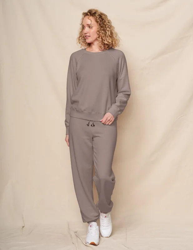 Sundry Raglan Sweatshirt in Fern sold by Bailey 44