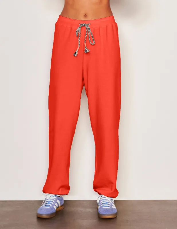 Sundry Basic Sweatpant in Bright Coral sold by Bailey 44