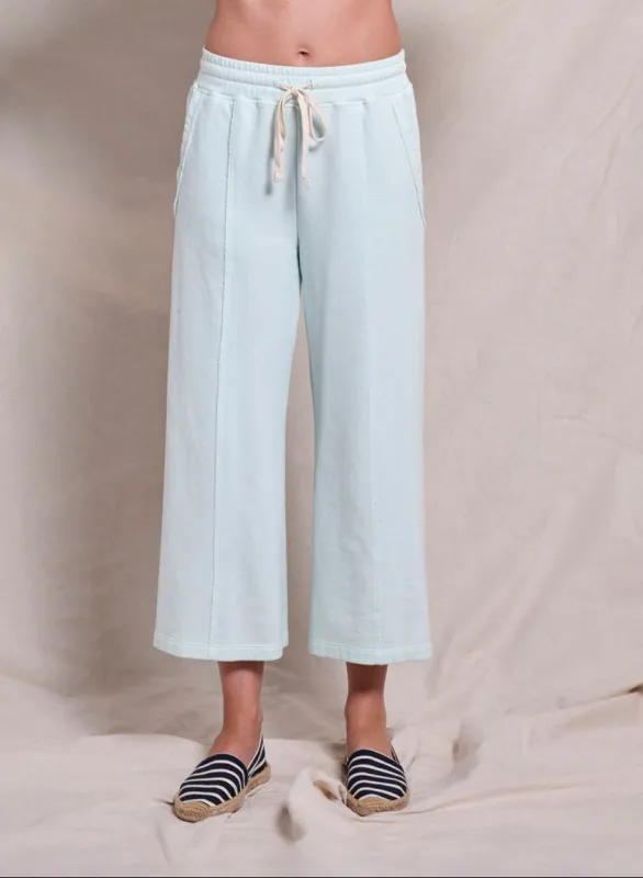 Sundry Raw Seamed Lounge Pant in Sheer Blue sold by Bailey 44