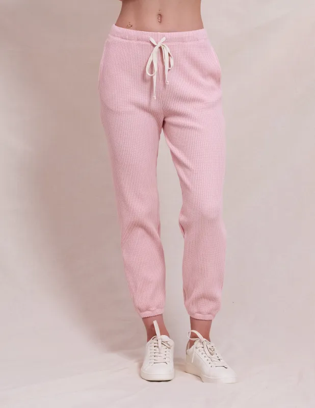 Sundry Basic Ribbed Jogger in Iconic Pink sold by Bailey 44