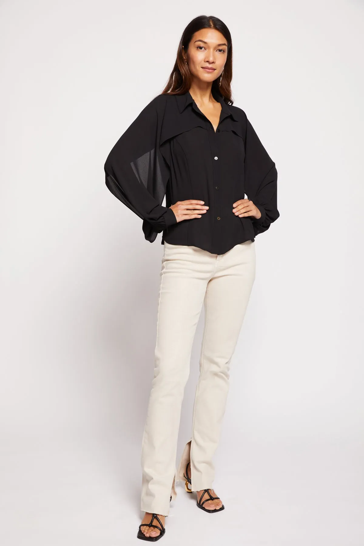 Bailey 44 Siff Blouse in Black sold by Bailey 44 product image thumbnail 5