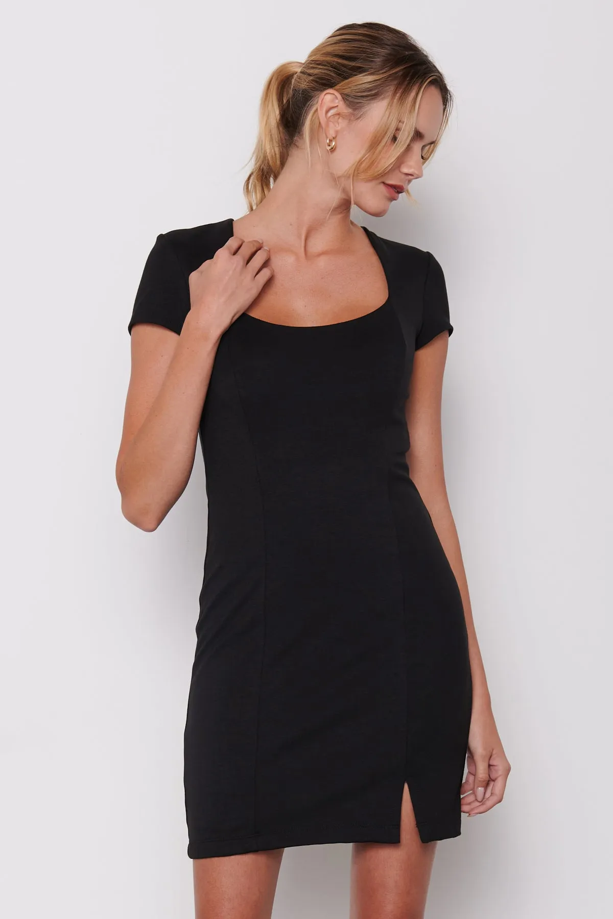 Bailey 44 Adriana Mini Dress in Black sold by Bailey 44 product image thumbnail 2