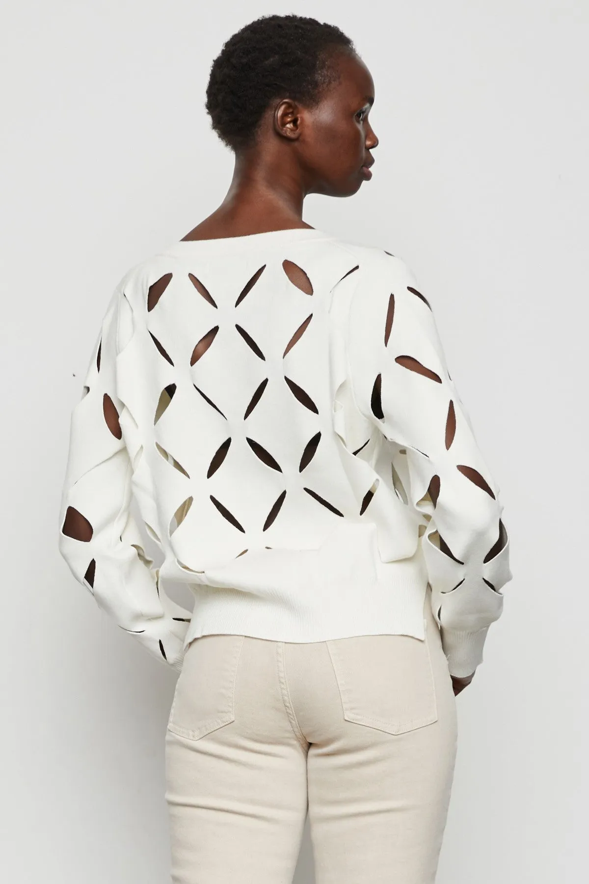 Hadleigh Sweater in Crème sold by Bailey 44 product image thumbnail 4