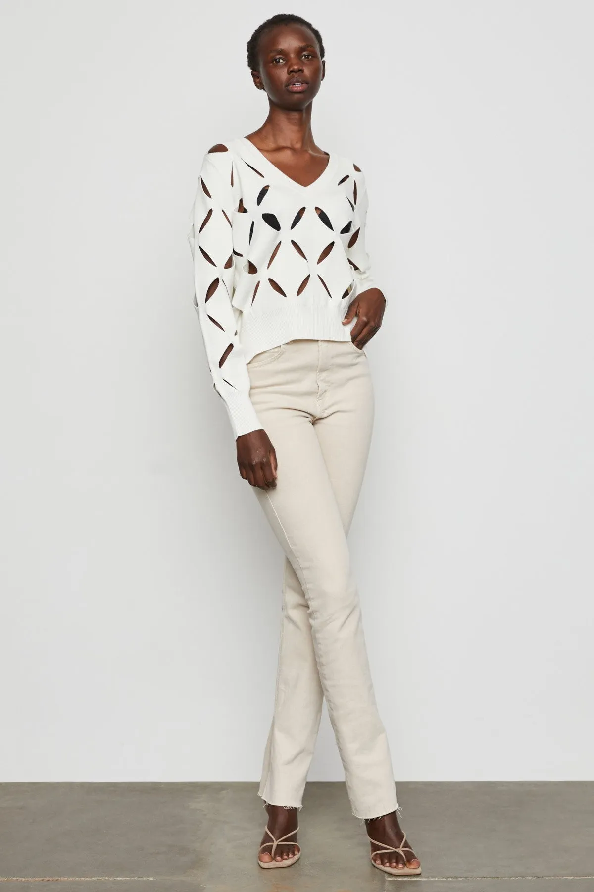 Hadleigh Sweater in Crème sold by Bailey 44 product image thumbnail 2