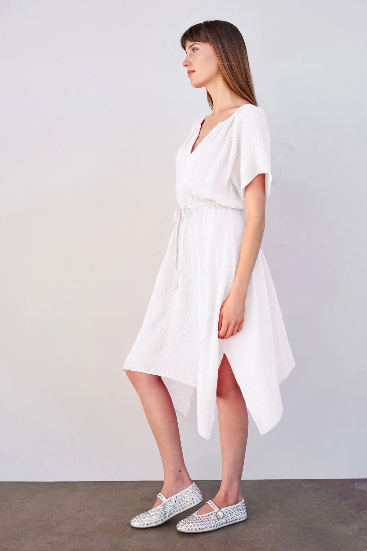 Sundry Handkerchief Hem Maxi in White sold by Bailey 44 product image thumbnail 2
