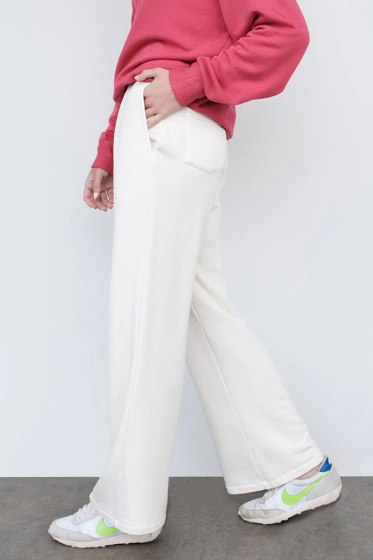 Stateside Softest Fleece Trouser in Cream sold by Bailey 44 product image thumbnail 2