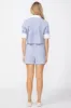 Stateside Pinstripe Paperbag Short in Sport Blue sold by Bailey 44