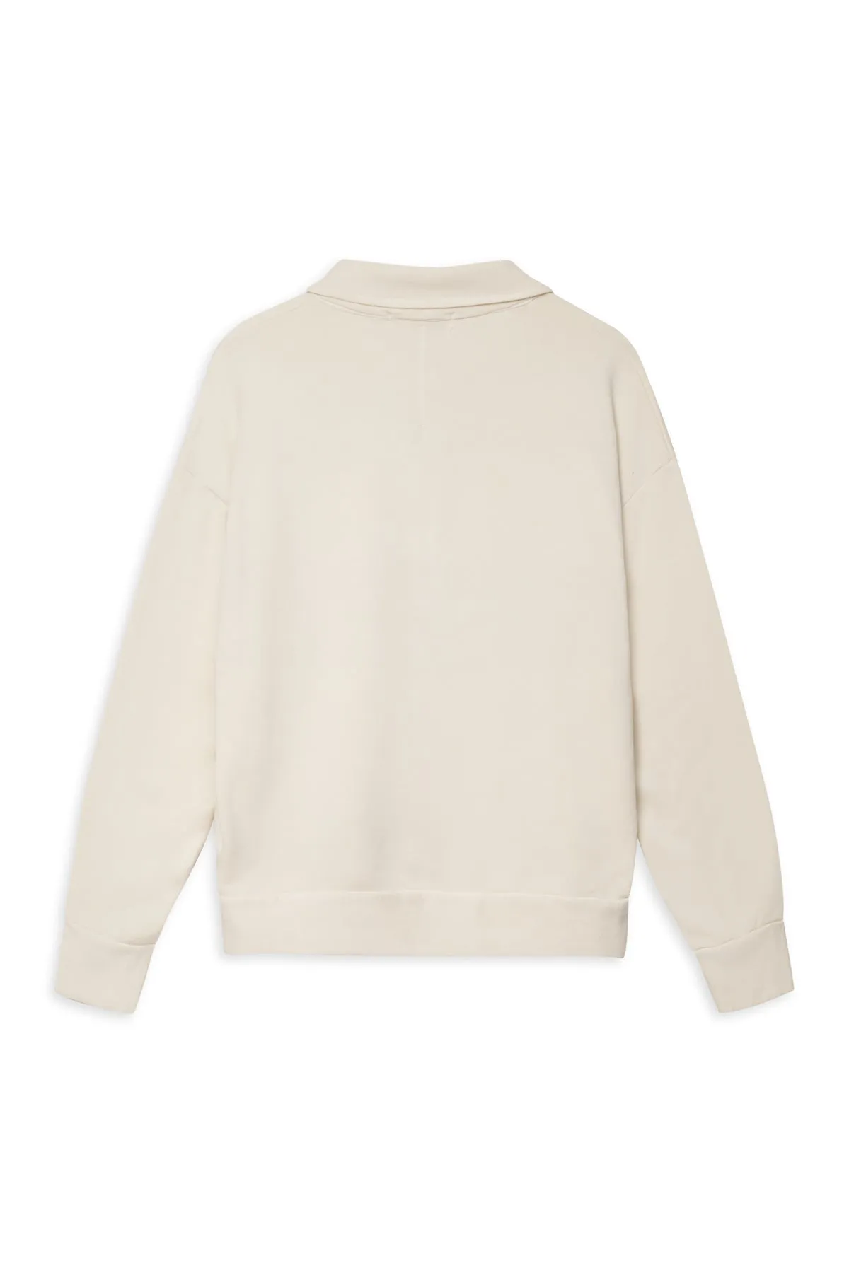 Stateside Softest Fleece Oversized Polo in Cream sold by Bailey 44 product image thumbnail 2