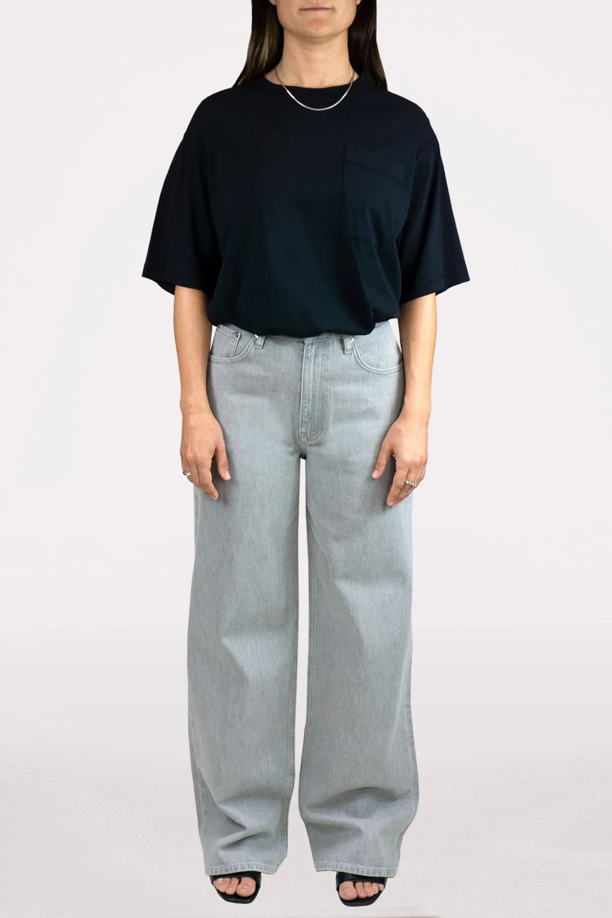 DSTLD Women's Relaxed Tee in Black Beauty sold by Bailey 44 product image thumbnail 4