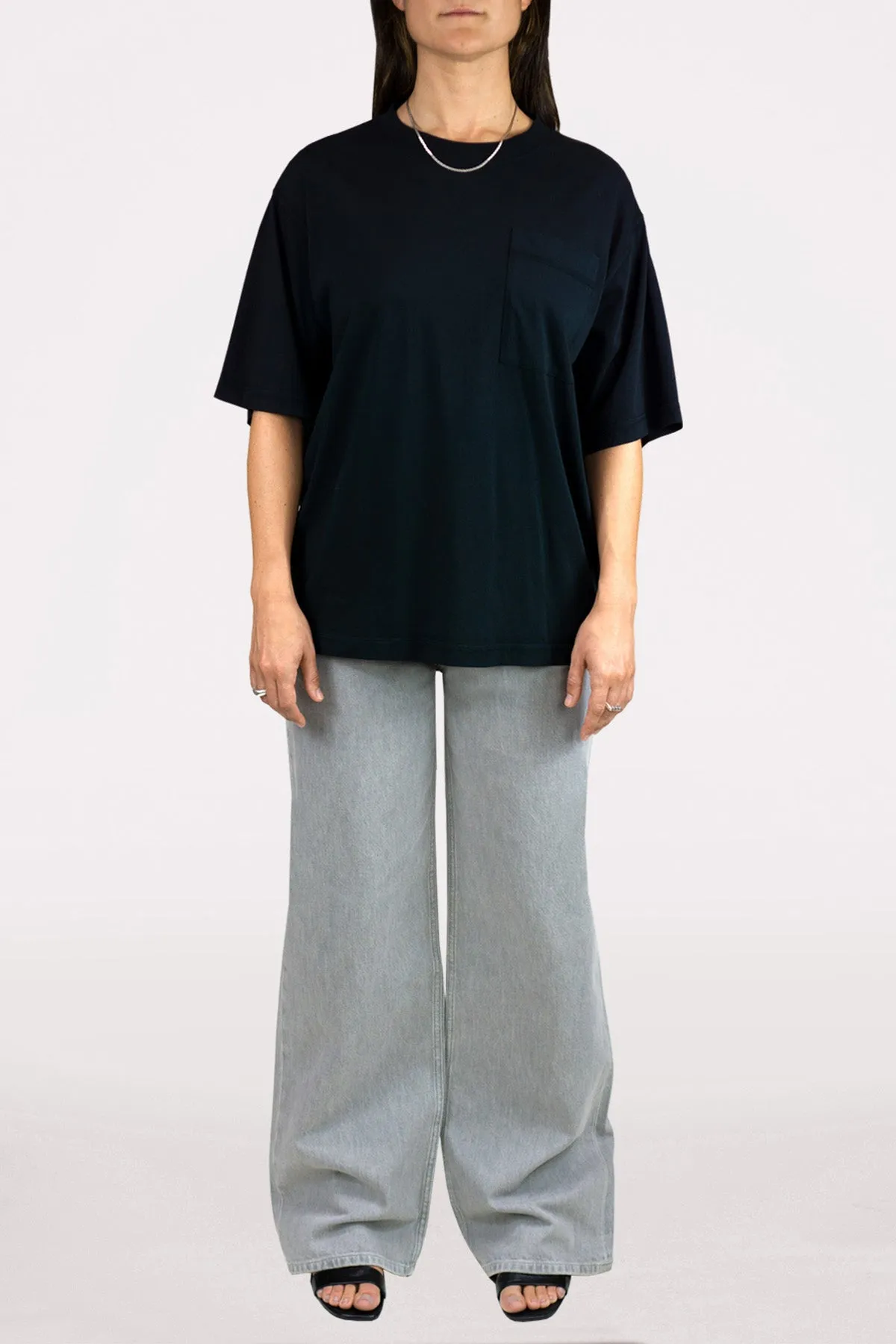 DSTLD Women's Relaxed Tee in Black Beauty sold by Bailey 44 product image thumbnail 5