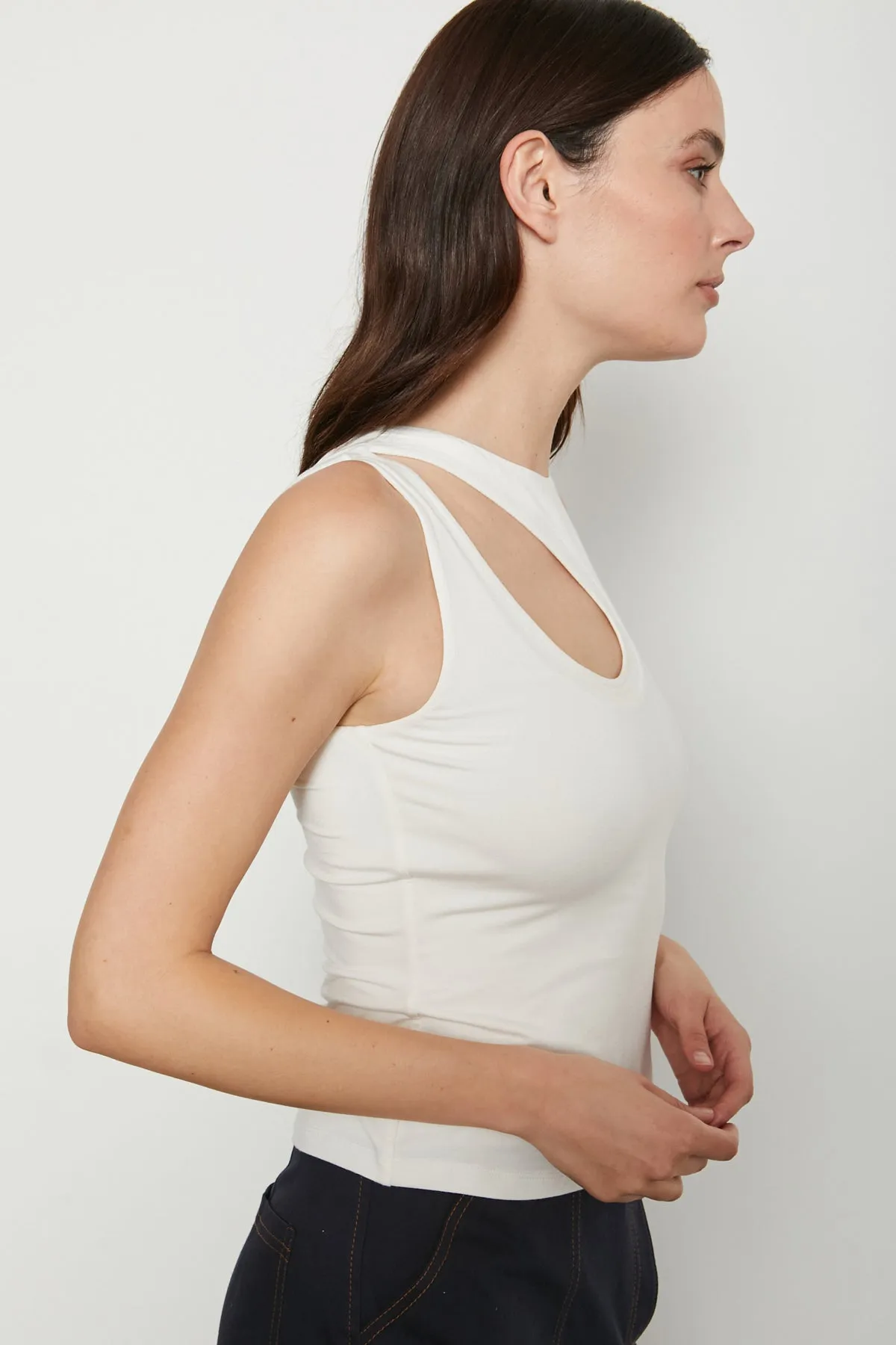 Bailey 44 Alia Tank Top in To Be Me Crème sold by Bailey 44 product image thumbnail 3