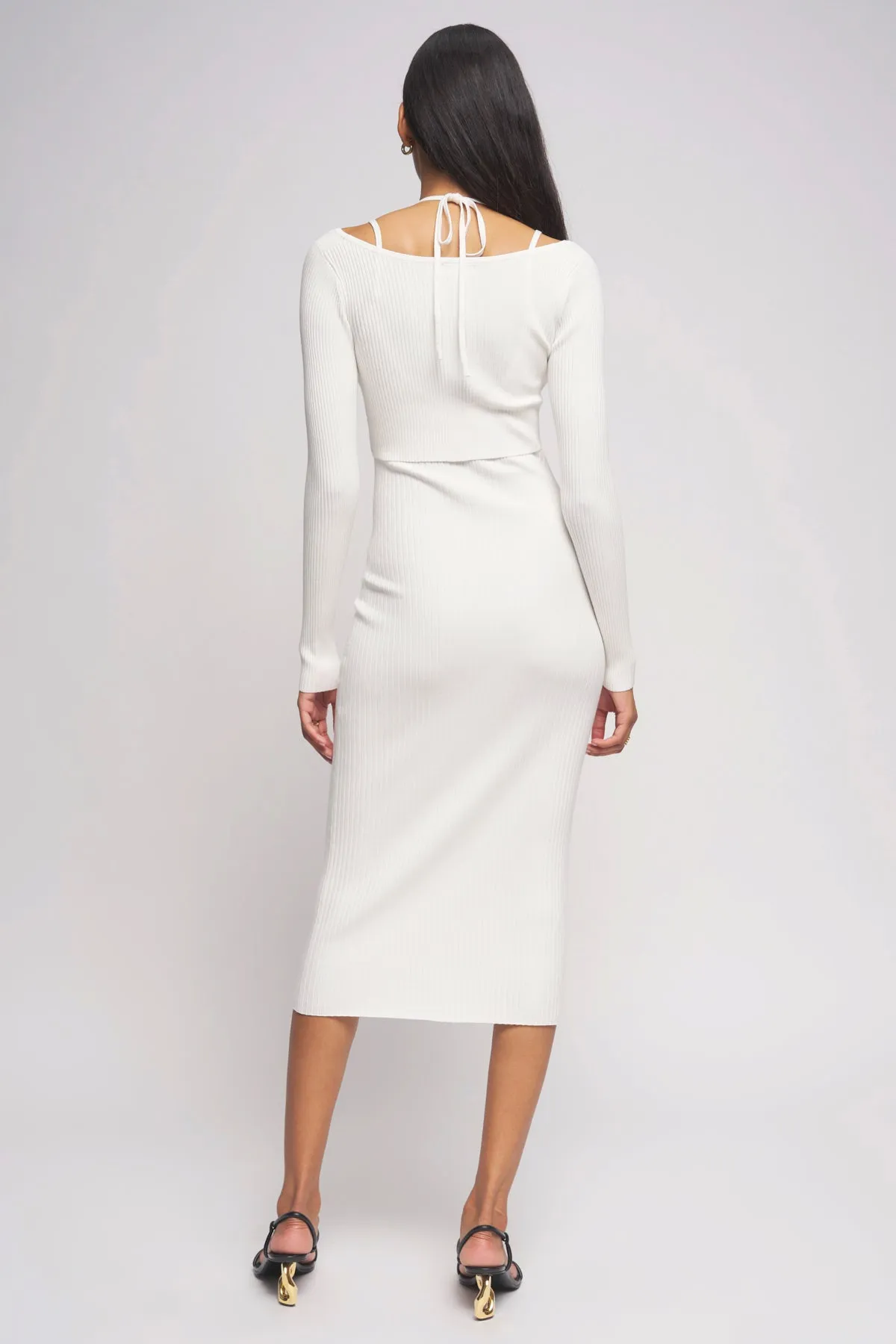 Bailey 44 Connie Sweater Dress in Oatmilk sold by Bailey 44 product image thumbnail 5